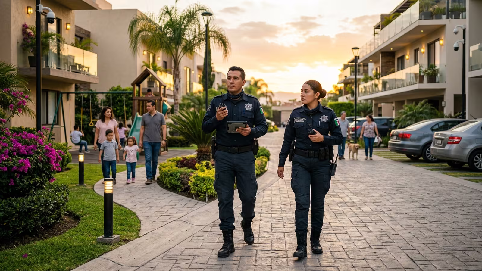 Patrullaje de seguridad en Cuauhtémoc