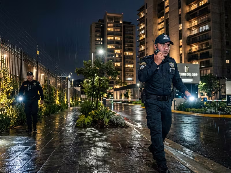 Vigilancia nocturna en coto cerrado