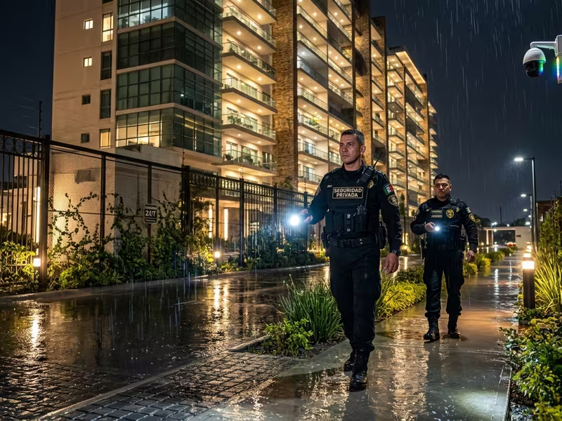 Vigilancia nocturna en fraccionamiento